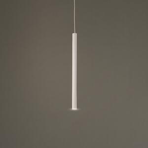 Argon LED viseća svjetiljka Rulo, bež, čelik, Ø 3,2 cm, Bež, Dnevni boravak/blagovaonica, Metal