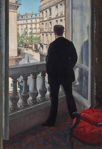 Reprodukcija Man at the Window, 1875, Caillebotte, Gustave