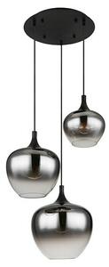 Globo Viseća svjetiljka Maxy (40 W, Ø x V: 480 x 1.200 mm, Opremljena s tri sjenila, E27)