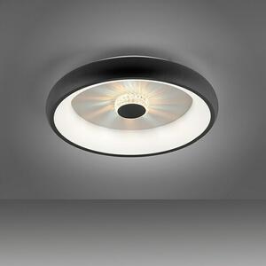 Just Light Okrugla stropna LED svjetiljka Vertigo (33 W, Ø x V: 46,5 x 9,5 cm, Crna, Raznobojno)