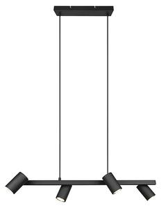 Trio Leuchten Marley Visilica (140 W, D x Š x V: 18 x 80 x 150 cm, Crna, GU10, Broj žarulja: 4 Kom.)