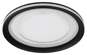 Globo Okrugla stropna LED svjetiljka Clarino (18 W, Ø x V: 30 x 5,5 cm, Bijela, Topla bijela)