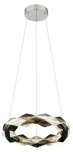 Globo Karilion LED viseća svjetiljka (24 W, Ø x V: 37 x 130 cm, Srebrna)