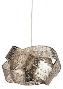 Searchlight Viseća svjetiljka Steffi, siva, metalna, Ø 35 cm, E27, prigušiva, Sivo, Dnevni boravak/blagovaonica, Metal