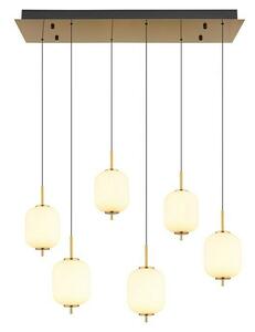 Globo Ewald Viseća LED svjetiljka Ewald (20 W, Topla bijela, Ø x V: 13,5 x 220 cm, 6 Kom.)