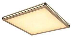 Globo LED stropna svjetiljka Carla (24 W, Topla bijela, Smeđa, D x Š x V: 60 x 60 x 7,5 cm)