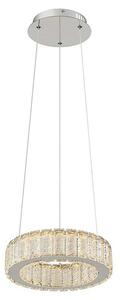 Globo Mucky LED viseća svjetiljka (30 W, Ø x V: 30 x 120 cm, Srebrna)