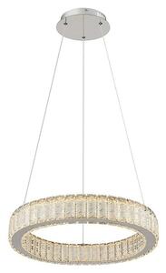 Globo Mucky LED viseća svjetiljka (50 W, Ø x V: 50 x 120 cm, Srebrna)