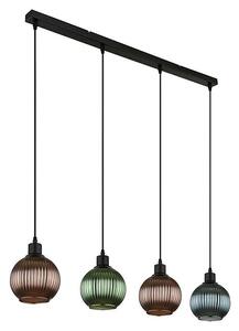 Globo Viseća svjetiljka Zumba (25 W, Raznobojno, Crna, 80 x 15 x 120 cm, E27)