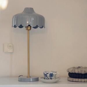 PR Home stolna lampa Wells, plava/zlatna, visina 50 cm, Plava, Dnevni boravak/blagovaonica, Metal