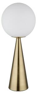 Globo Stolna svjetiljka Pinpal (Ø x V: 20 x 49,5 cm, Zlatna, Bijela)