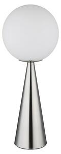 Globo Stolna svjetiljka Pinpal (Ø x V: 20 x 49,5 cm, Srebrna, Bijela)