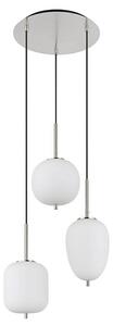 Globo Visilica Blacky I (40 W, Ø x V: 46 x 120 cm, Bijela, Srebrna)