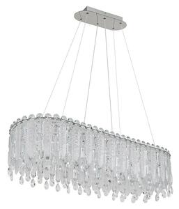 Globo Klunka Viseća LED svjetiljka (70 W, D x Š x V: 99 x 36 x 120 cm, Srebrna)