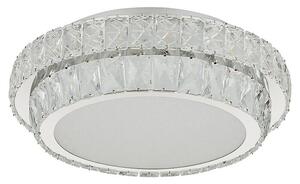 Globo Okrugla stropna LED svjetiljka Klara (38 W, Prozirna, Raznobojno, Ø x V: 40 x 11,5 cm)