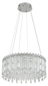 Globo Klunka LED viseća svjetiljka (58 W, Ø x V: 60 x 120 cm, Srebrna)