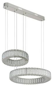 Globo Mucky Viseća LED svjetiljka (80 W, D x Š x V: 63 x 50 x 120 cm, Srebrna)
