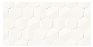 Cersanit Zidna pločica Hex (59,8 x 29,8 cm, Bijela, Svilenkasti sjaj)