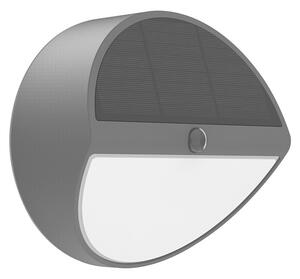 Lavida Solarna vanjska zidna LED svjetiljka (9,7 cm, Senzor pokreta, 5 W, Plastika, Plastika, Neutralno bijelo, Crna)