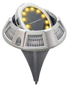 Solarna svjetiljka (Ø x V: 130 x 120 mm, Boja svjetla: Topla bijela, IP44)