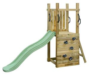 Swing King Dječji toranj za igru Irma (D x Š x V: 235 x 70 x 175 cm, Pastelno zelena)
