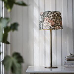 PR Home stolna lampa BASE DAHLIA, zelena, visina 58 cm, tkanina, Zelena, Dnevni boravak/blagovaonica, Metal