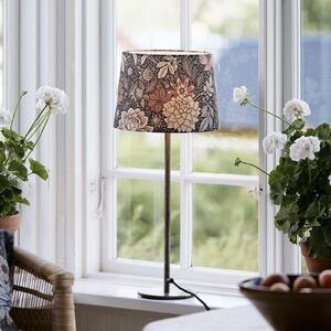 PR Home stolna lampa BASE DAHLIA, smeđa, visina 58 cm, tkanina, Smeđa / hrđa, Dnevni boravak/blagovaonica, Metal