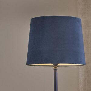 PR Home stolna lampa Tove, plava, visina 56 cm, metal/tkanina, Plava, Dnevni boravak/blagovaonica, Metal