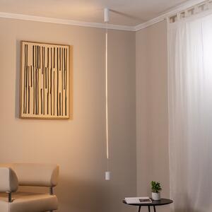 Nowodvorski Lighting VERTIC LED viseća svjetiljka, bijela, metalna, 19 W, 3000 K, Bijela, Dnevni boravak/blagovaonica, Aluminij