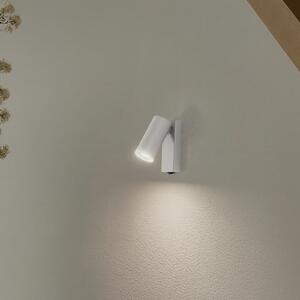 Nowodvorski Lighting Zidni reflektor FOURTY, svijetlosiva, visina 17 cm, metal, GU10, Sivo, Dnevni boravak/blagovaonica, Metal