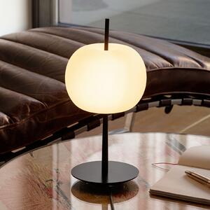 Kdln KUSHI LED stolna lampa, crna, visina 32 cm, CCT dimer, prigušiva, Crno, Dnevni boravak/blagovaonica, Staklo