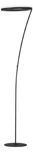 FISCHER & HONSEL Sirko LED podna lampa, pješčano crna, visina 177 cm, metal, CCT, prigušiva, Crno, Dnevni boravak/blagovaonica, Metal