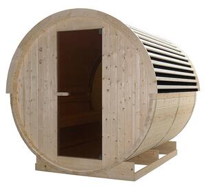 Sanotechnik Sauna u obliku bačve NYBORG L (Električna pećnica, Drvo, D x Š x V: 194,2 x 244,9 x 194,9 cm)
