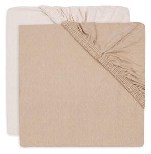 JOLLEIN plahta jersey 70/75x140/150 2/1 blush/wild rose