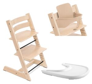 STOKKE hranilica Tripp Trapp set 3v1 set 3v1 natur/white