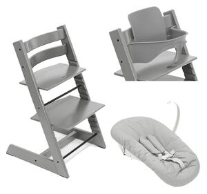 STOKKE hranilica Tripp Trapp storm grey/grey