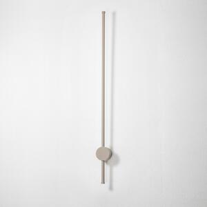 Nowodvorski Lighting LED zidna svjetiljka Orla M, pijesak, aluminij, visina 97 cm, Bež, Aluminij