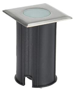 Green Tech Ugradbena podna svjetiljka (Srebrna, D x Š x V: 43 x 43 x 72 mm)