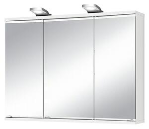 Jokey Kupaonski ormarić s LED ogledalom Lena (Š x V: 80 x 64 cm, Drvo, Bijela)
