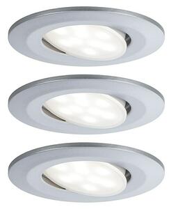 Paulmann Ugradbena LED svjetiljka Calla (18 W, Krom, IP65, 3 Kom.)