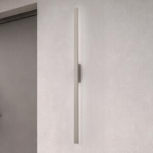 Nowodvorski Lighting LED zidna svjetiljka Demi L, pijesak, aluminij, visina 144 cm, IP54, Bež, Aluminij
