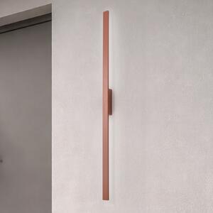 Nowodvorski Lighting LED zidna svjetiljka Demi L, ciglasto crvena, aluminij, visina 144 cm, IP54, Crvena, Aluminij