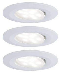 Paulmann Ugradbena LED svjetiljka Calla (18 W, Bijela, IP65, 3 Kom.)