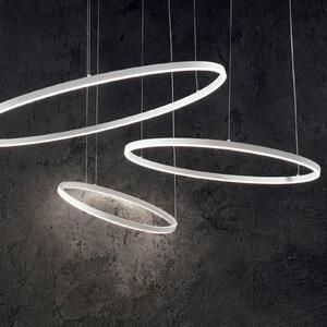 IDEAL LUX Ideal Lux LED viseća svjetiljka Oracle Slim Ø 50 cm bijela 3000 K, Bijela, Dnevni boravak/blagovaonica, Metal
