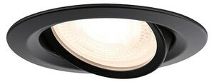 Paulmann Nova LED ugradbena svjetiljka, okrugla Nova Plus (35 W, Ø x V: 9,3 x 4,5 cm, Crna)