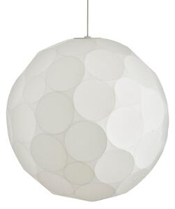 Tom Dixon Viseća svjetiljka Soft, Ø 60 cm, bijela, plastika, E27, prigušiva, Bijela, Dnevni boravak/blagovaonica, Plastika, Metak