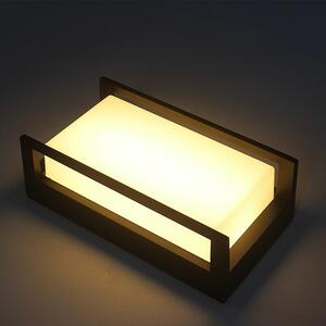 Green Tech Vanjska zidna LED svjetiljka Mars (12 W, 240 x 130 x 80 mm, Crna, IP54)