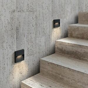 Green Tech Vanjska zidna LED svjetiljka Venus (3 W, 150 x 150 x 35 mm, Crna, IP54)