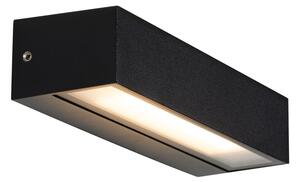 Moderna zidna svjetiljka crna uklj. LED IP65 - Steph