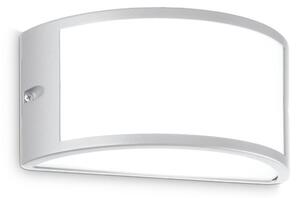 IDEAL LUX Ideal Lux vanjska zidna svjetiljka Rex 1, siva, aluminijska, IP44, E27, prigušiva, Sivo, Aluminij, Zidna utičnica iznad/dolje